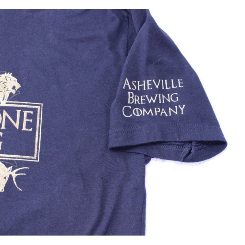 Iron Throne Brewing Next Level Unisex T-Shirt Medium Blue Cotton Short Sleeve Gr - Picture 4 of 7